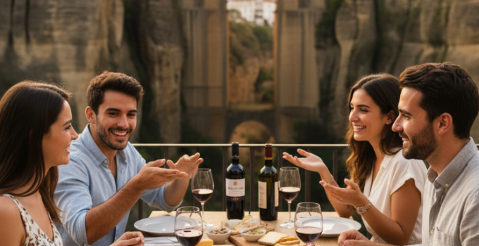 Cata de vinos en Ronda